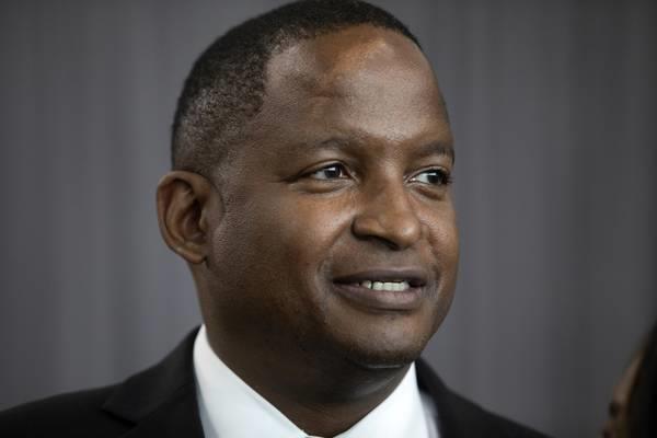 Derrick Gragg speaks during a news co<em></em>nference announcing his new position as Combe Family Vice President for Athletics and Recreation at Northwestern University on June 7, 2021.