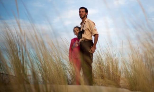 Alvaro Robles in Doñana natio<em></em>nal park with his daughter, Alba